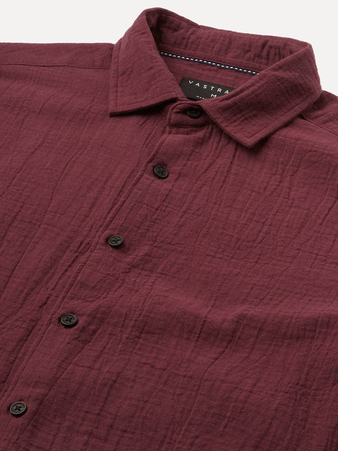 Bole Brown Double Cloth Shirt Buy only at ₹699