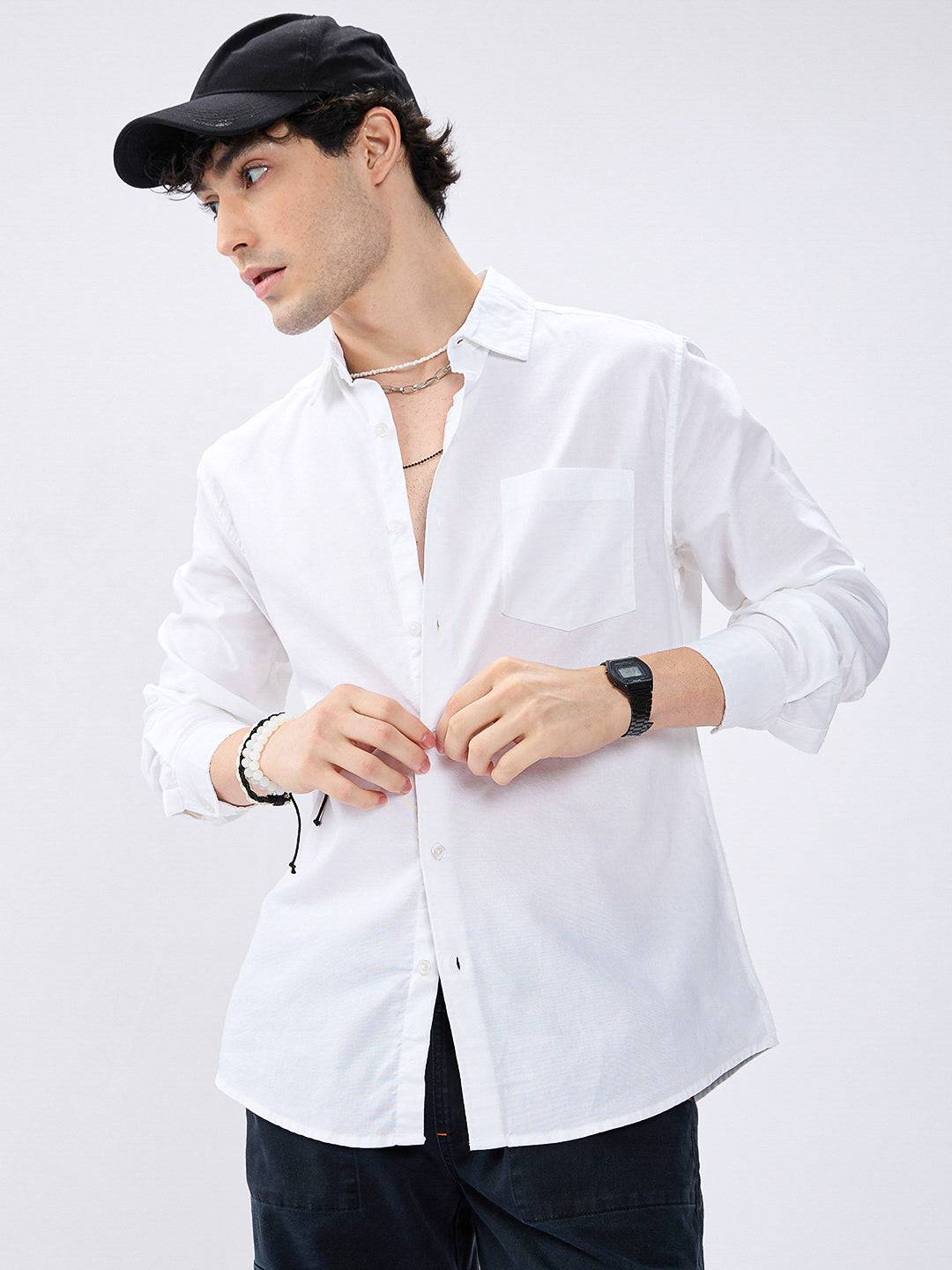 Whiteout Premium Oxford Shirt Buy only at ₹759