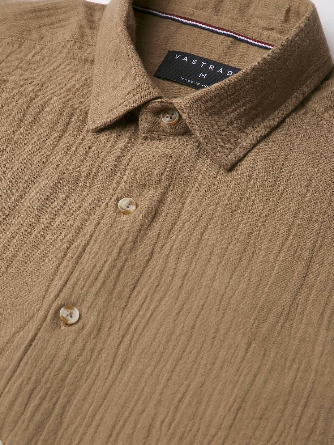 Brown Double Cloth Everyday Shirt Buy only at ₹699