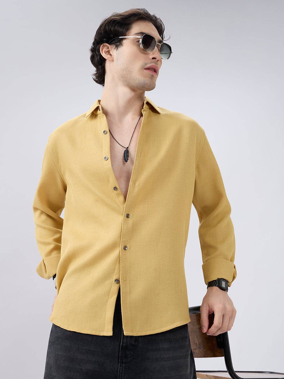 Sungrain Natural Textured Shirt Buy only at ₹659