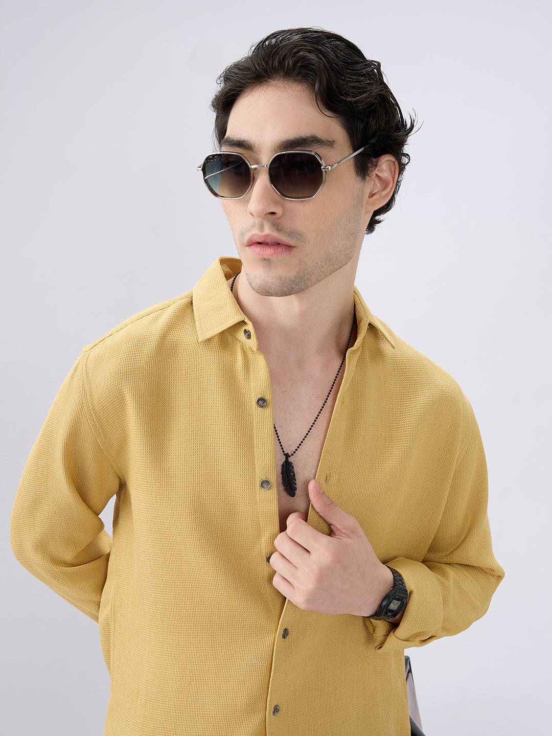 Sungrain Natural Textured Shirt Buy only at ₹659