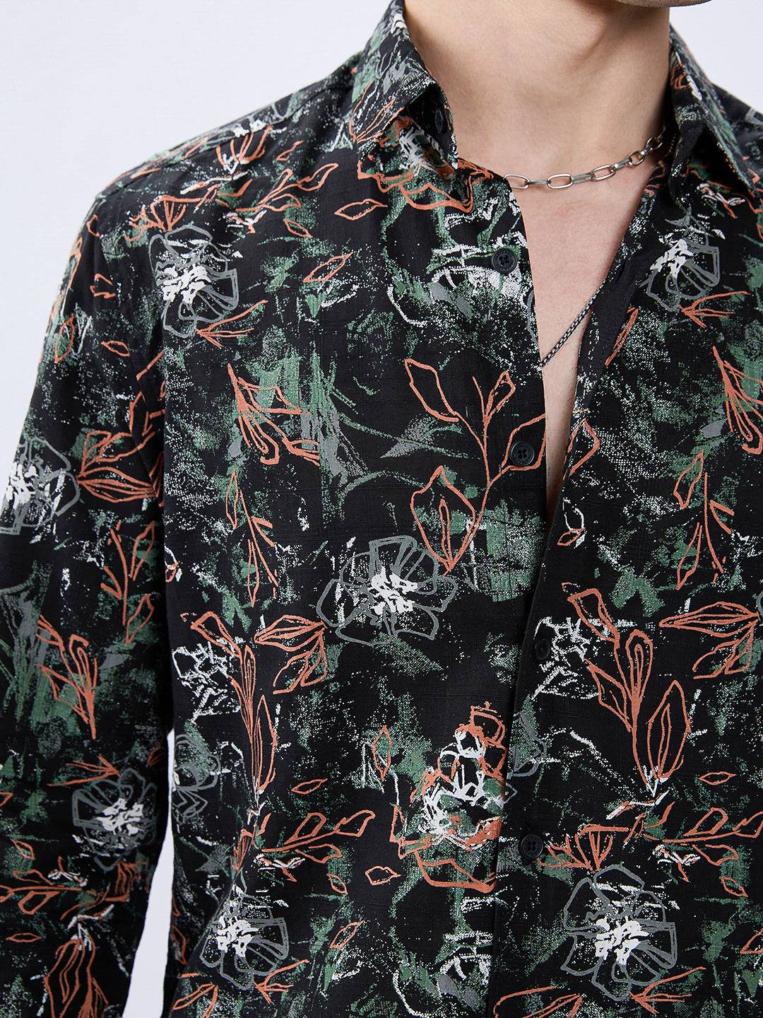 Abstract Eden Blackout Statement Shirt Buy only at ₹759