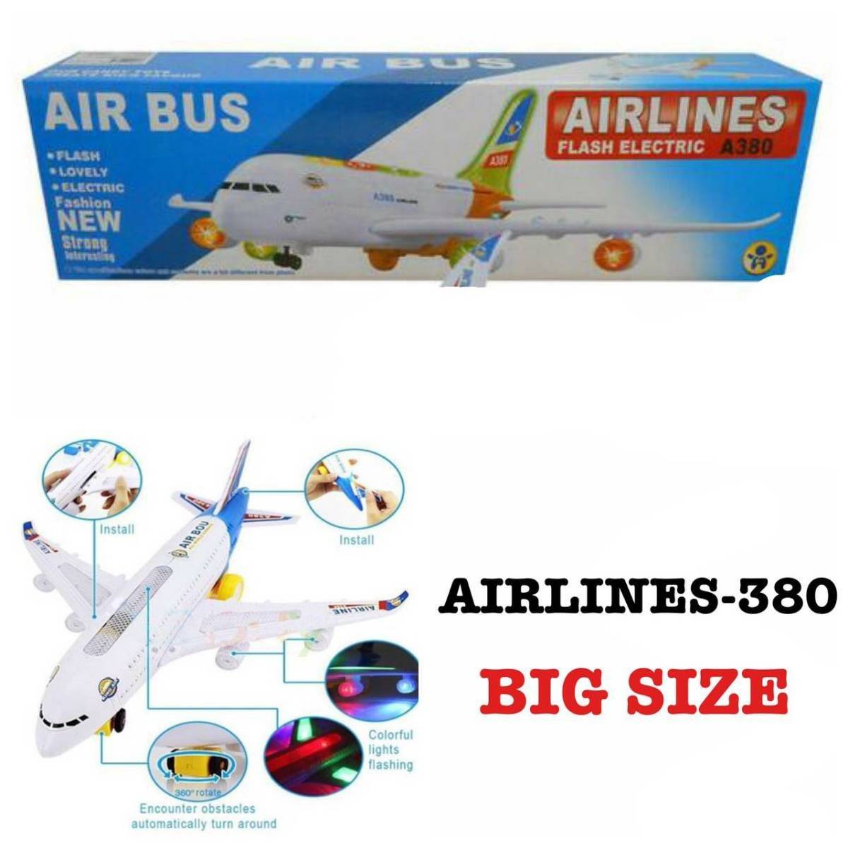 Airplane A-380 Remote Controlled Buy @ ₹364