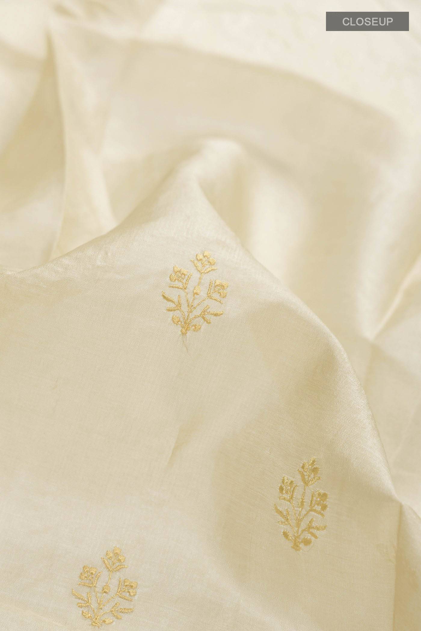 Beige Tussar Silk Saree Buy at ₹6873