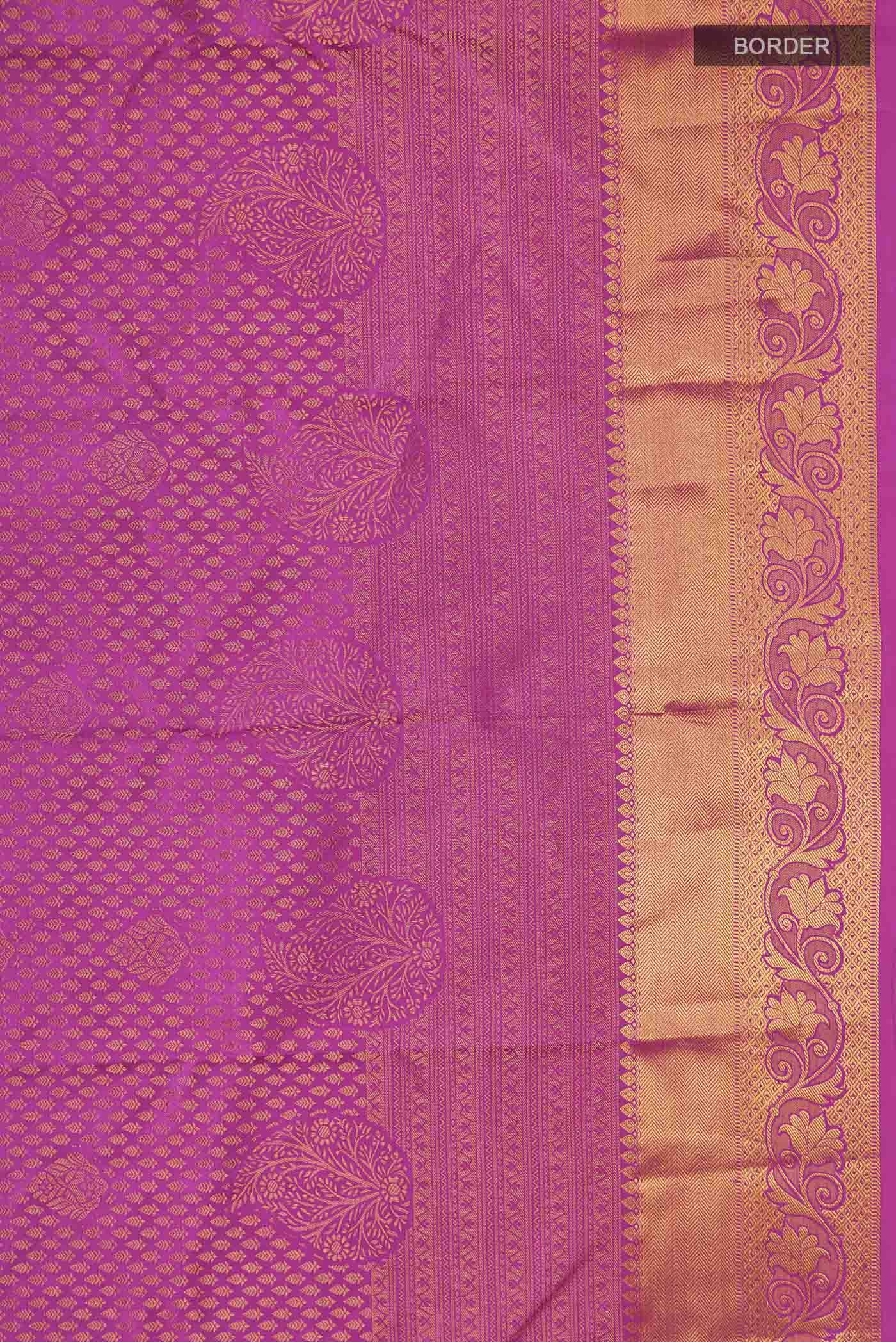 Rani Pink Kanchipuram Silk Saree Buy at ₹14345