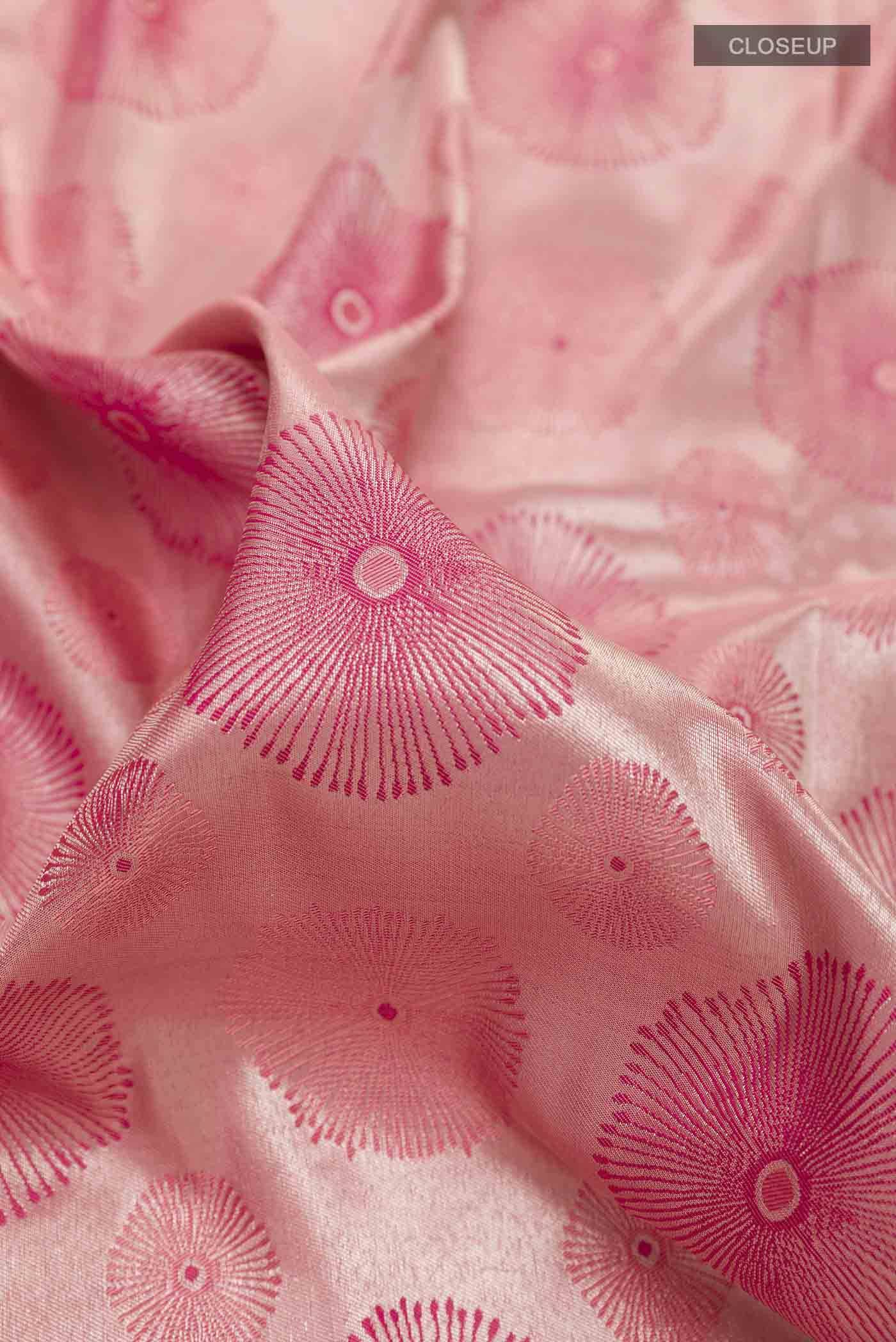 Pink Kanchipuram Silk Saree Buy at ₹53542