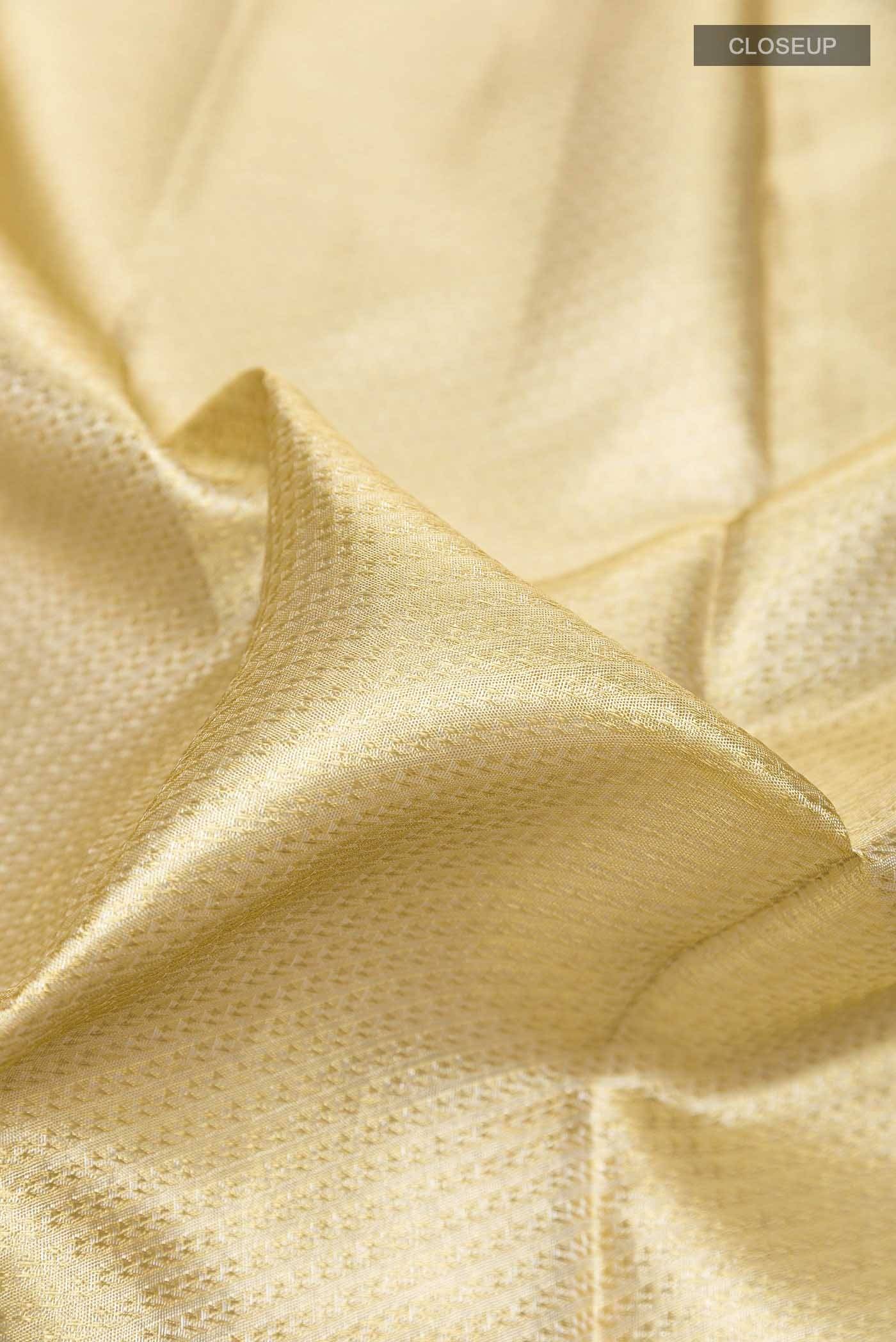 Golden Kanchipuram Silk Saree Buy at ₹29453