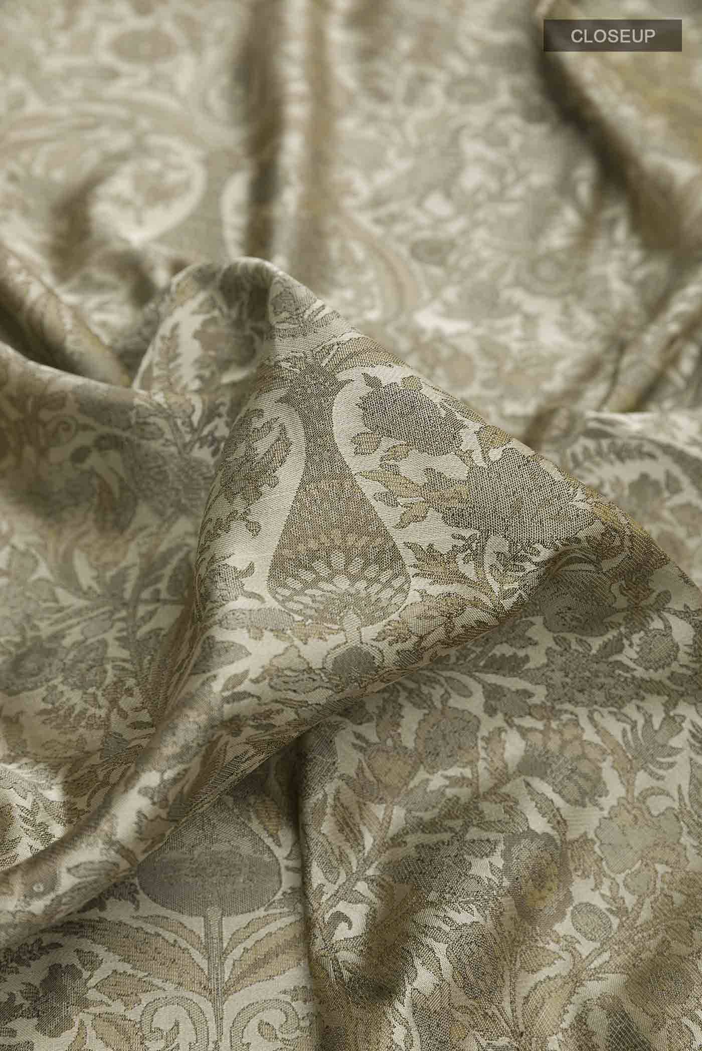 Grey Soft Silk Saree Buy at ₹18707