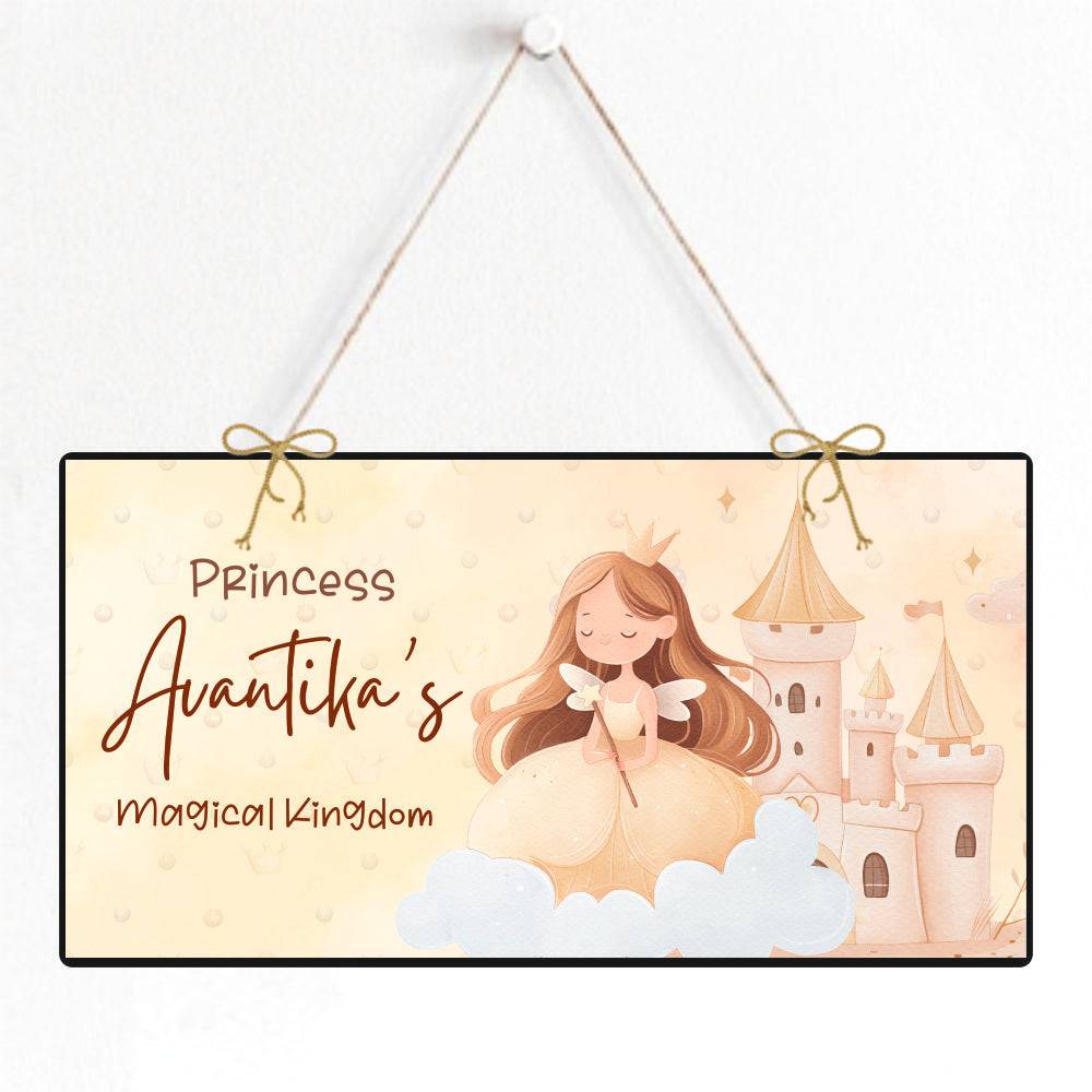 Personalised Door Sign - Magical Kingdom (PREPAID ONLY) (Dispatch in 5-6 Days) Buy @ ₹389