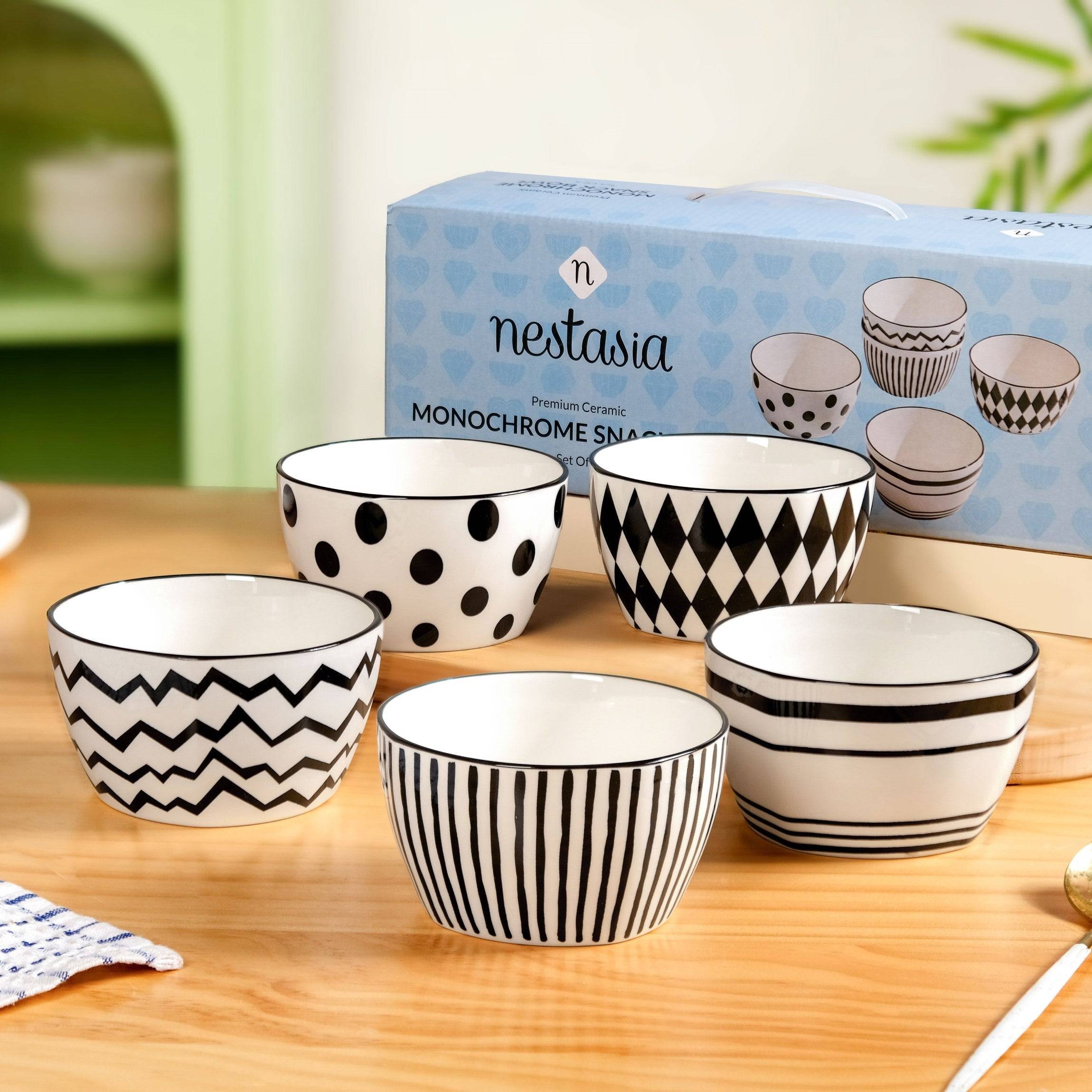 Noiri Snack Bowl Set Of 5 350ml buy only at ₹1090