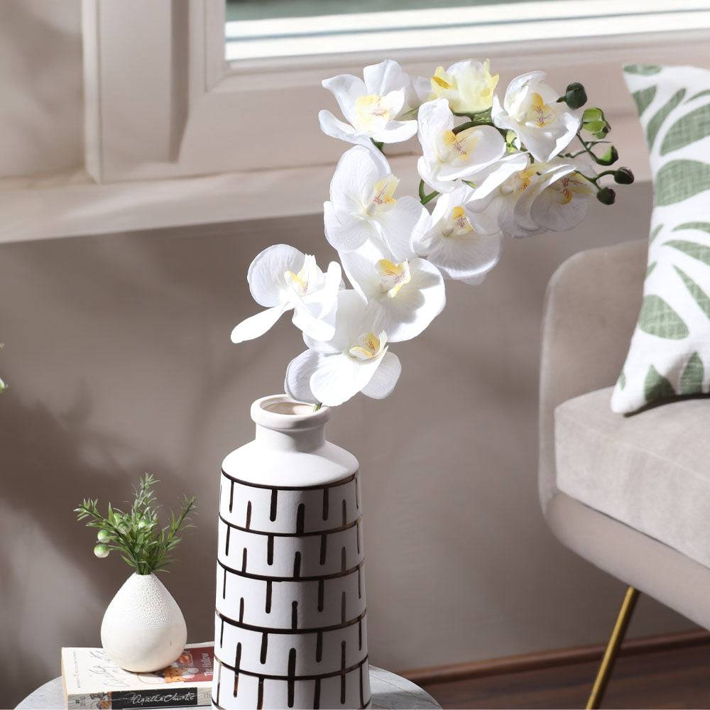 Phalaenopsis Orchid Faux Stem - Ivory
