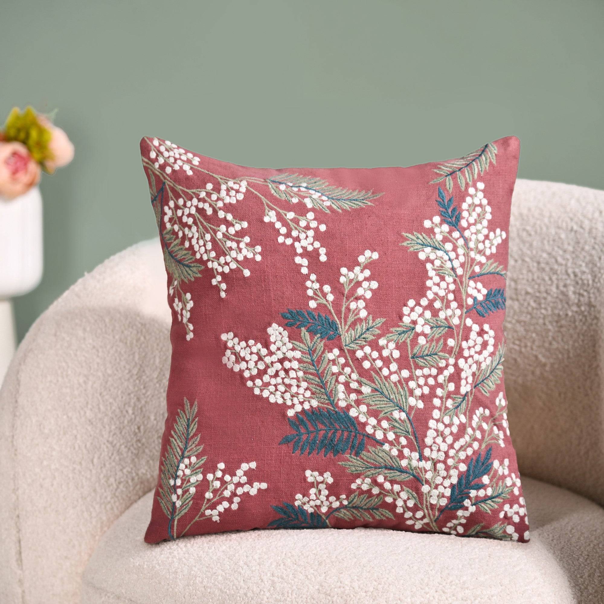 Mulberry Blossom Couch Cushion Cover 40x40cm