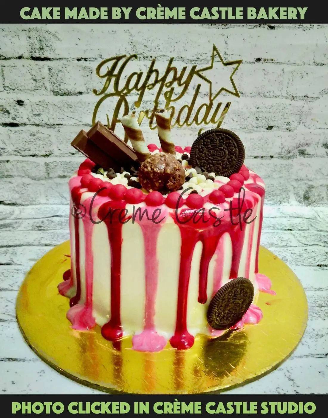 Drip Birthday Cake