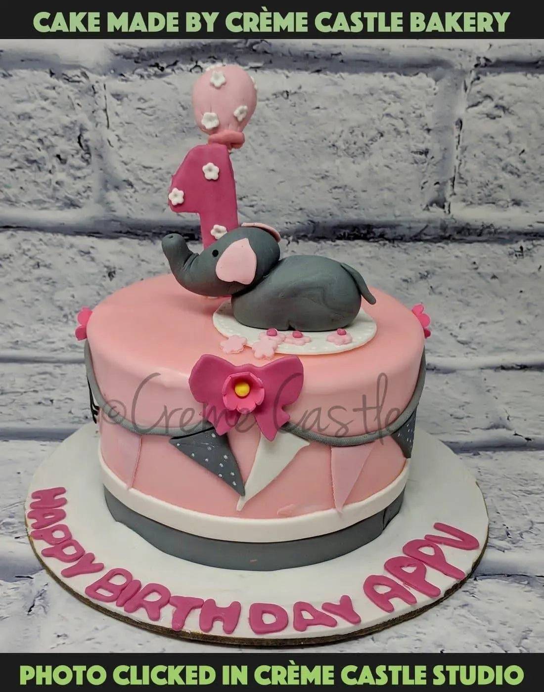Baby Elephant Cake