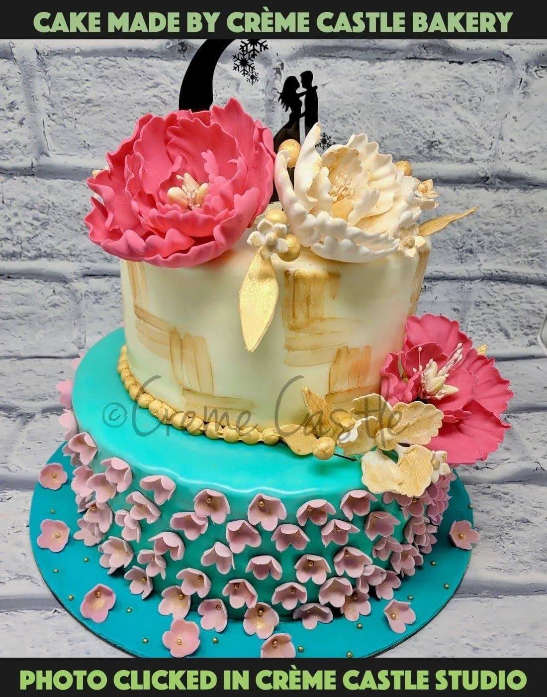 Blue And White Floral