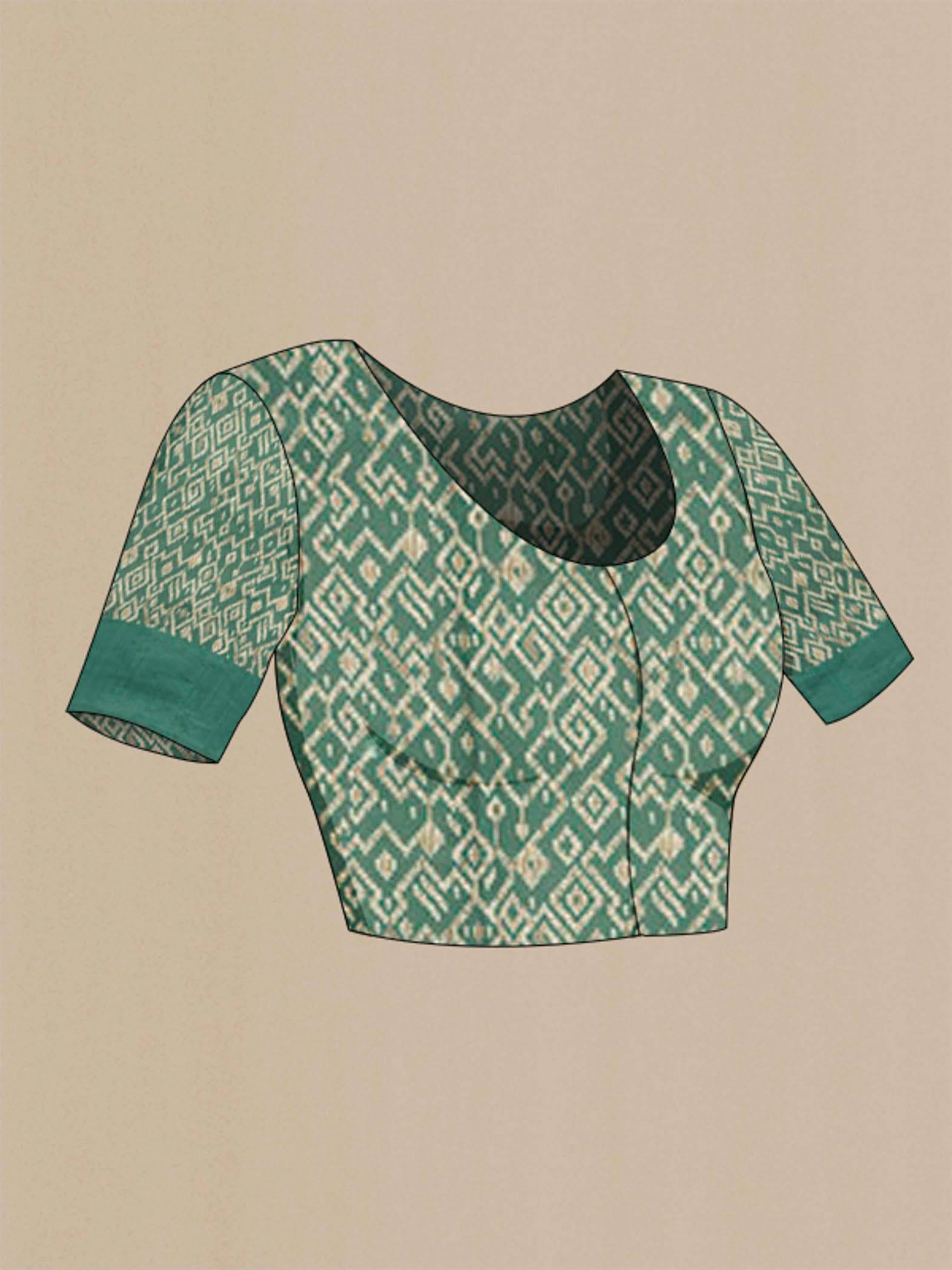 Green Tussar Silk Saree Buy at ₹3624