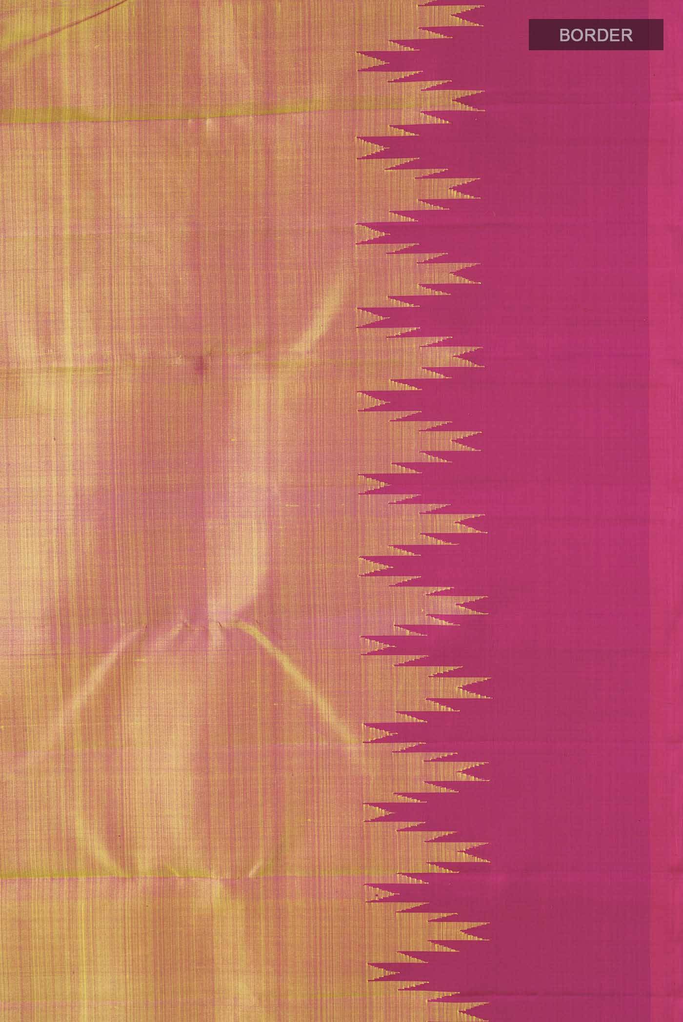 Multi Color Kanchipuram Silk Saree Buy at ₹17927