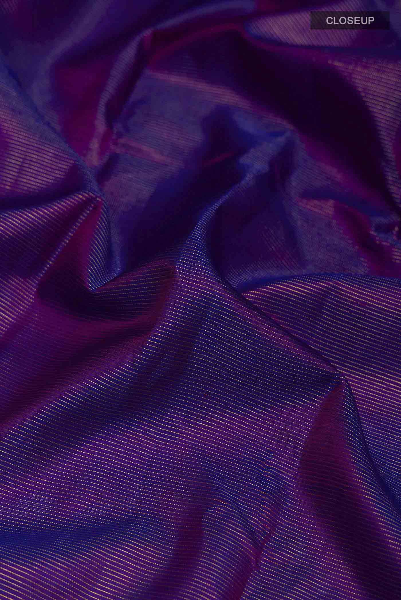 Violet Kanchipuram Silk Saree Buy at ₹16708