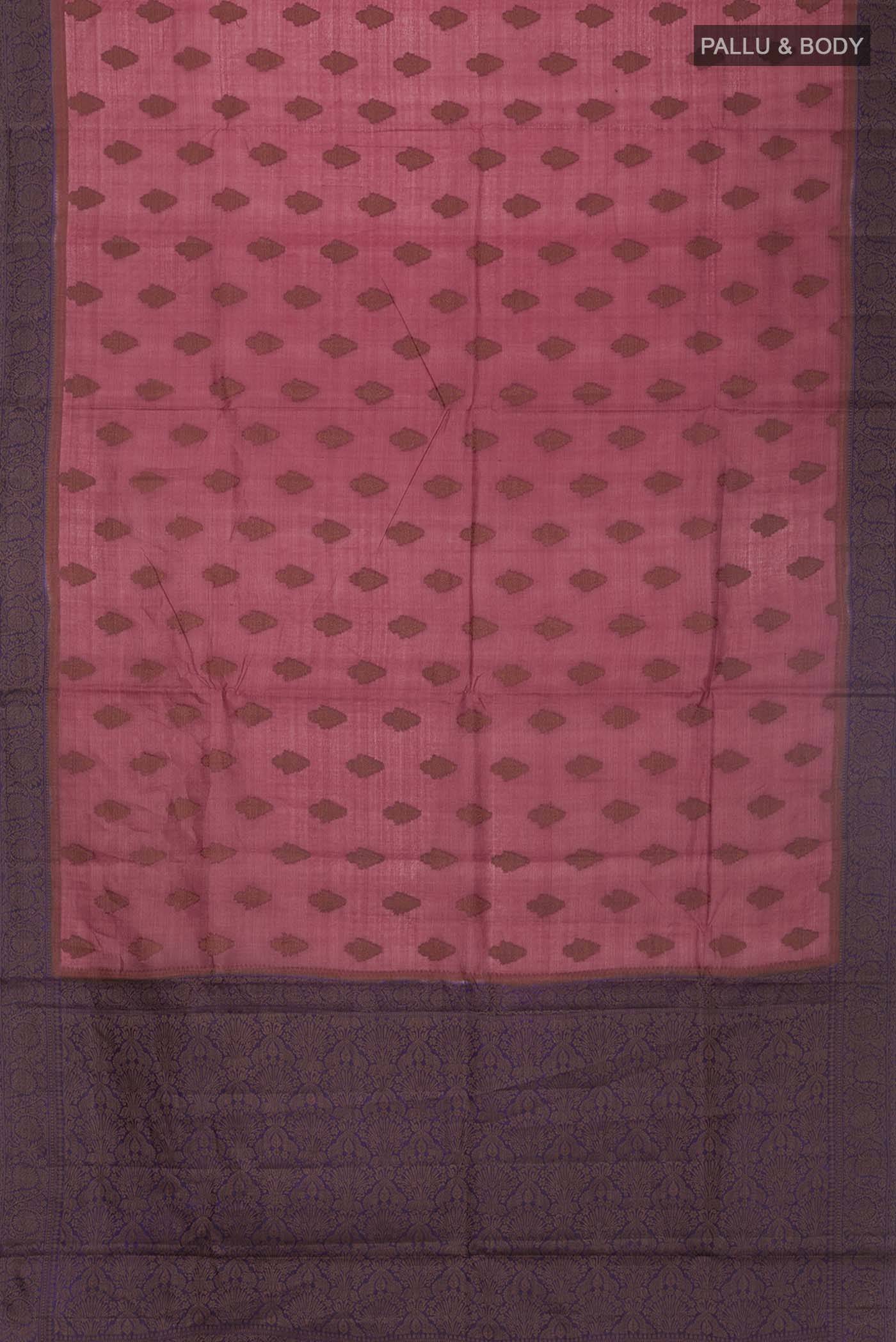 Brown Tussar Silk Saree Buy at ₹5838