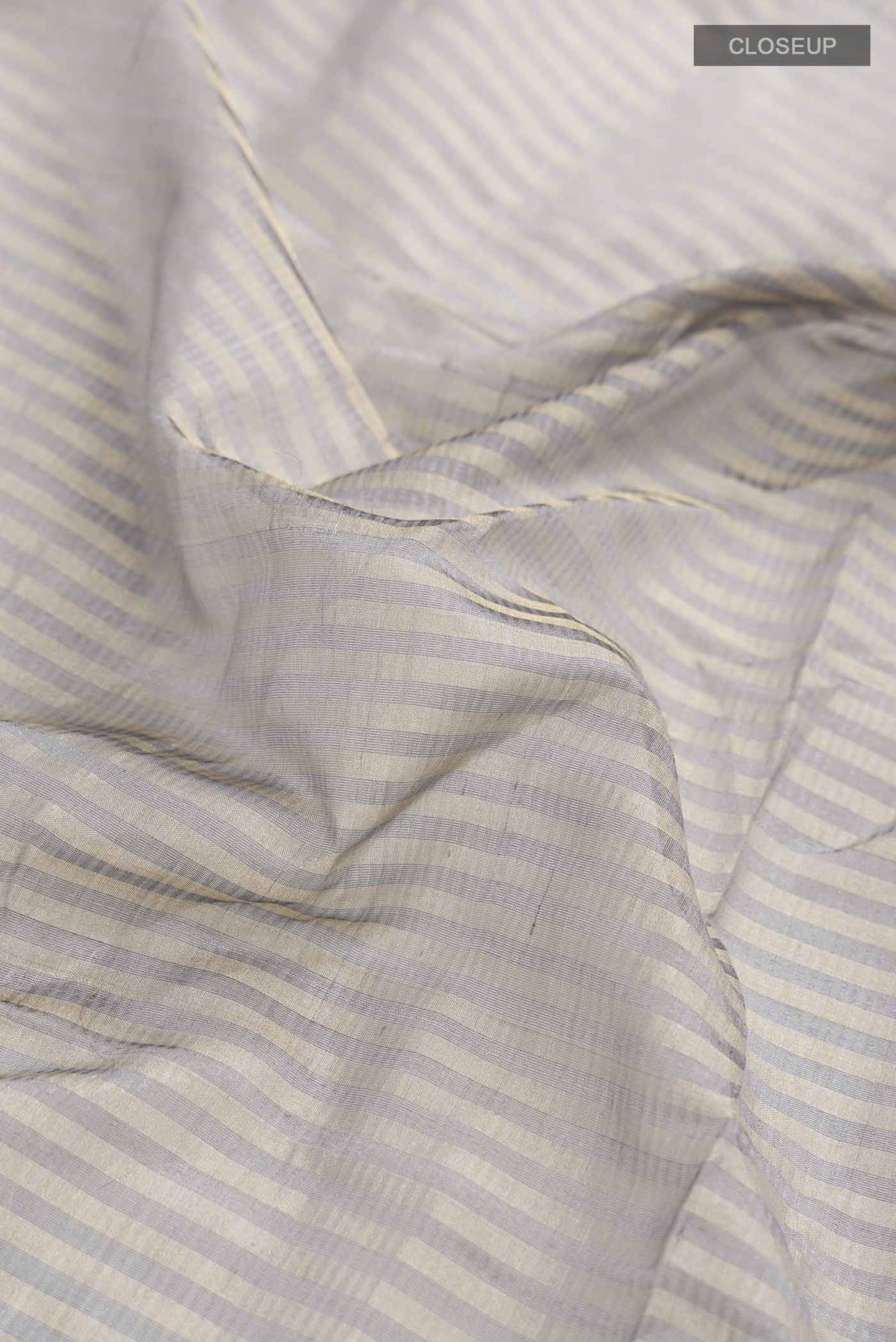 Grey Maheshwari Silk Cotton Saree Buy at ₹7472