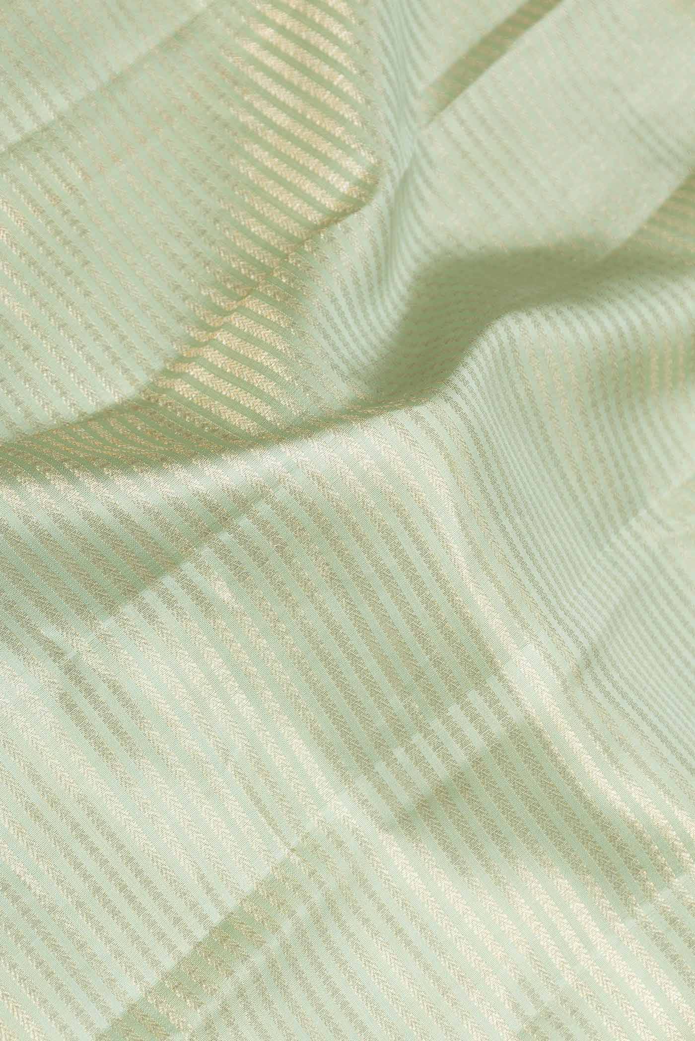 Sea Green Dual Tone Kanchipuram Saree Buy at ₹18743