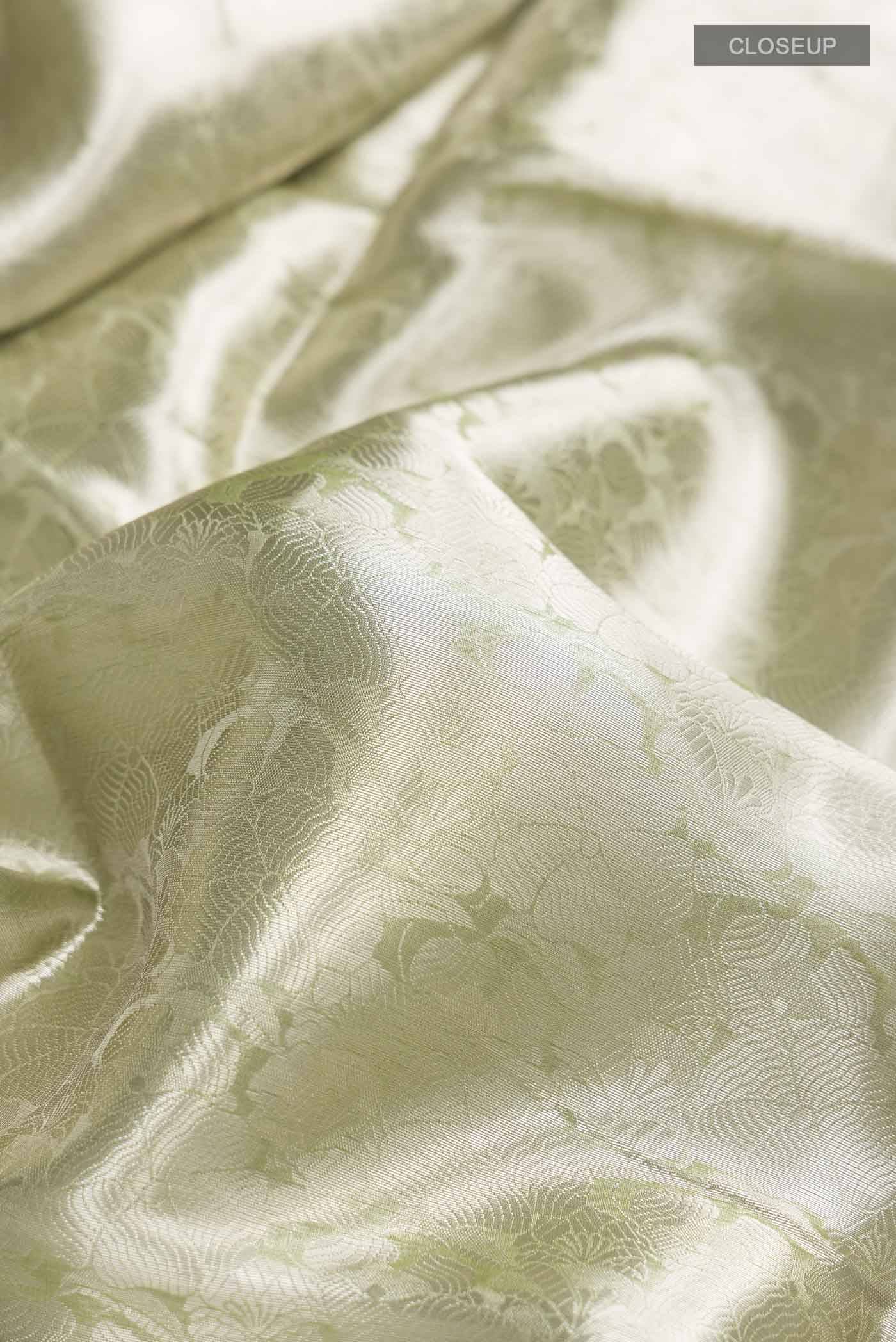 Green Tissue Silk Saree Buy at ₹9908