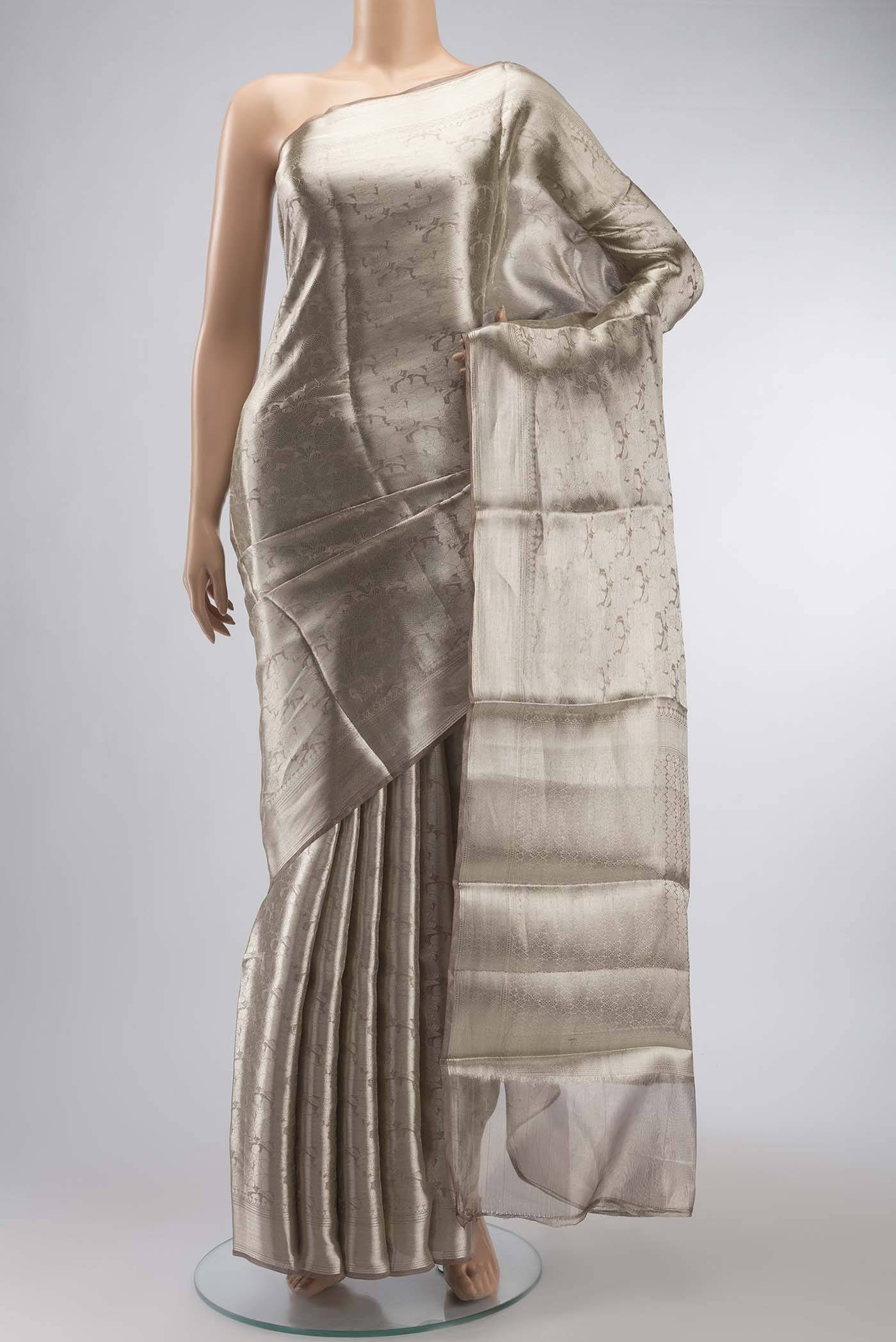 Mauve Tissue Silk Saree Buy at ₹9908
