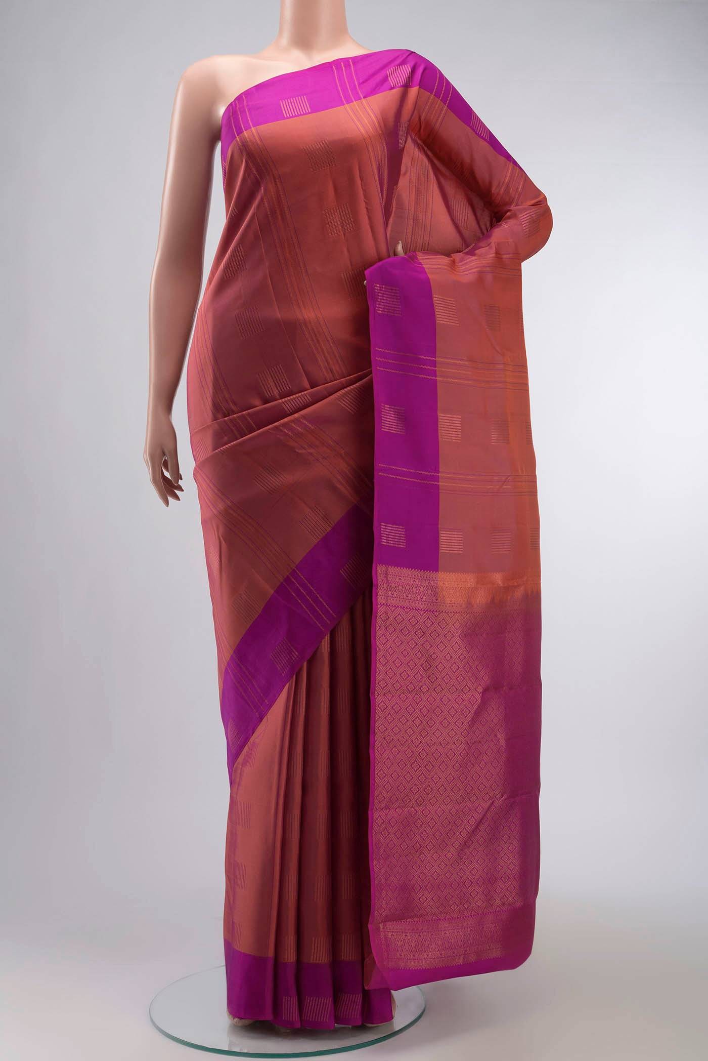 Pink Kanchipuram Silk Saree Buy at ₹9984