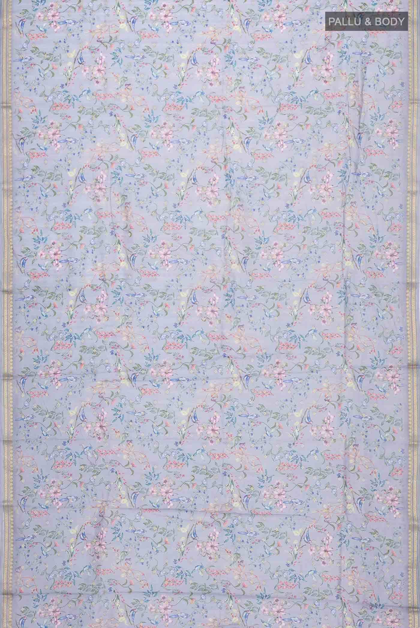 Blue Silk Cotton Saree Buy at ₹5525