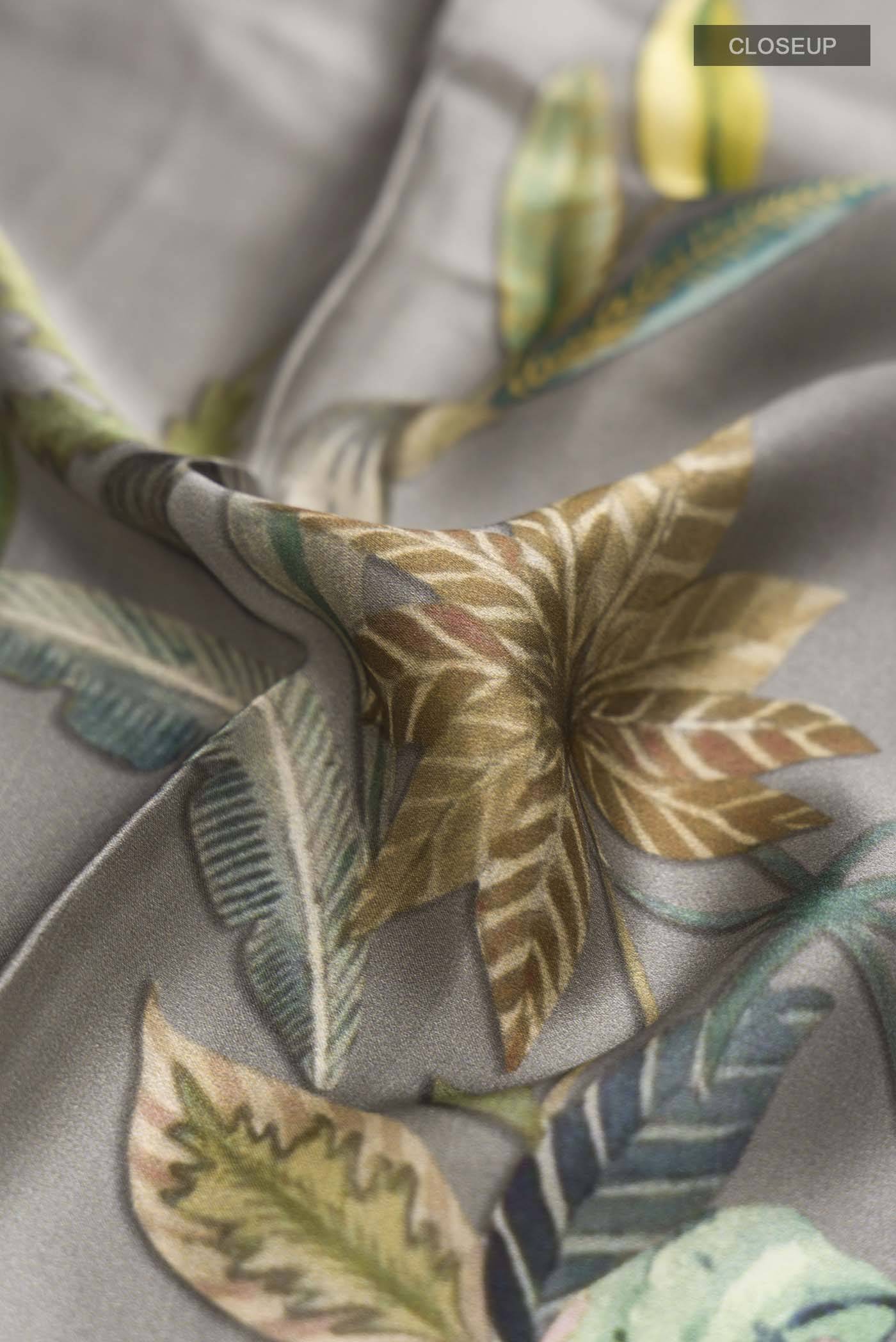 Grey Satin Silk Saree Buy at ₹12522