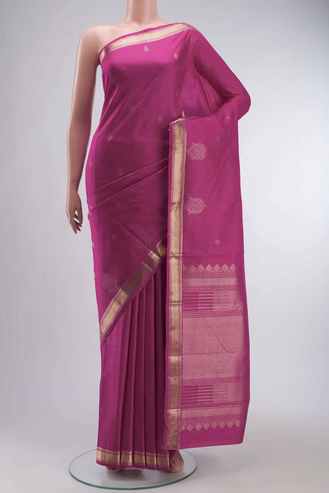 Pink Kanchipuram Silk Saree Buy at ₹20754