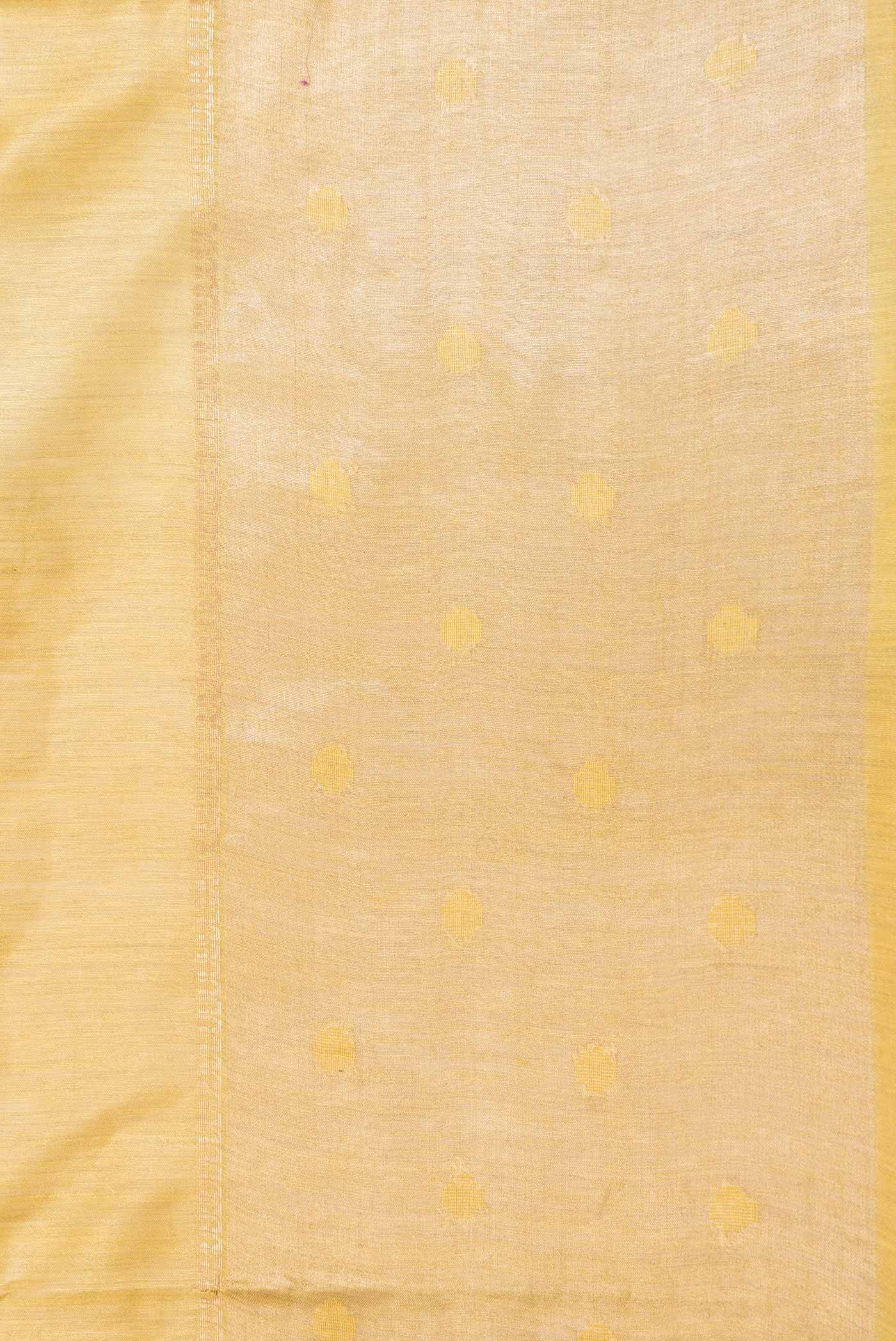 Mustard Dual Tone Tussar Saree Buy at ₹5355