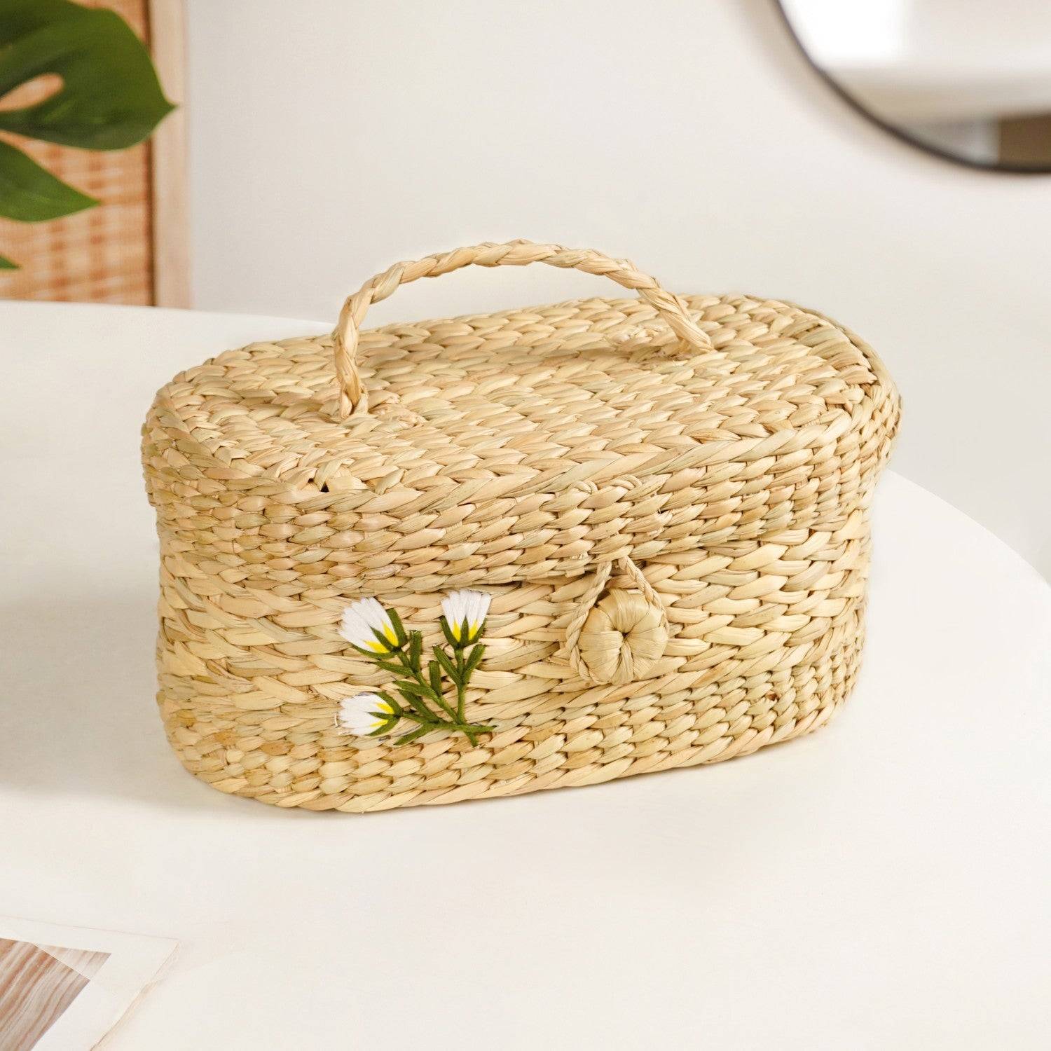 Kauna Grass Storage Basket – Eco-Friendly Handcrafted Organizer