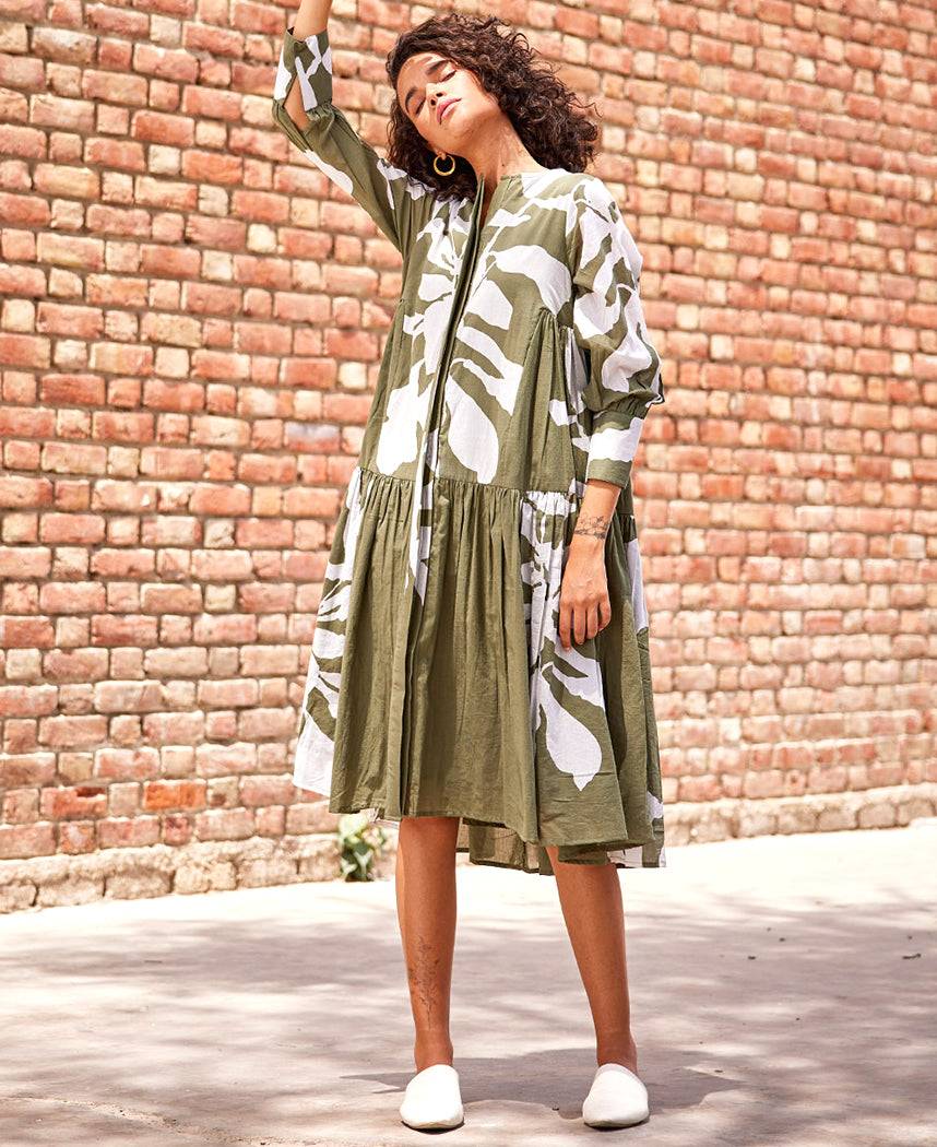 Nimboli Dress - color variant: Olive