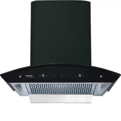 Hindware OASIS BLK, 60 cm 1350 m3/hr Auto-Clean Wall Mounted Chimney, Motion Sensor Technology (Black) Buy at only ₹16199