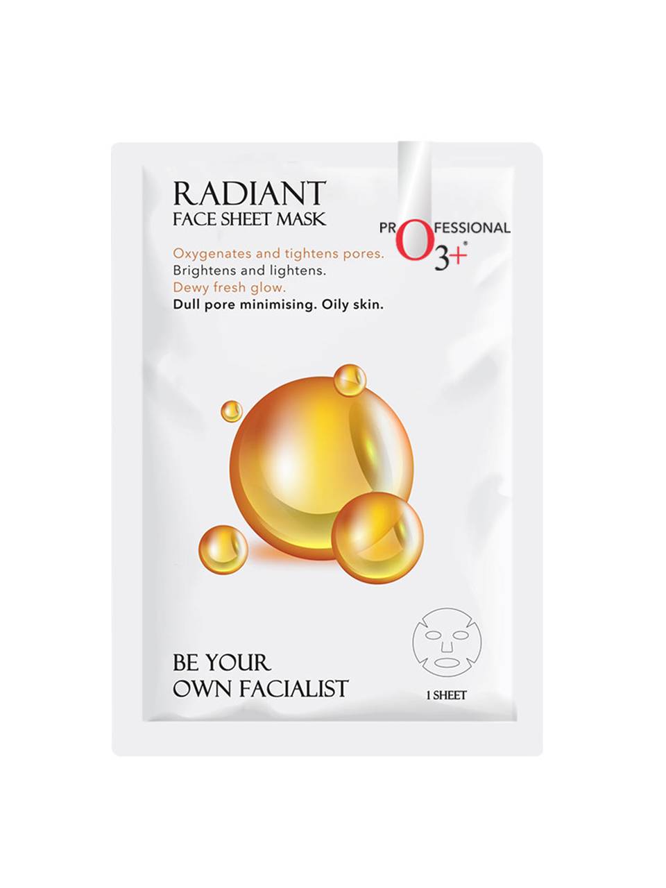 O3+ Facialist Radiant Face Sheet Mask for Oxygenates and tightens pores Buy only @ ₹155