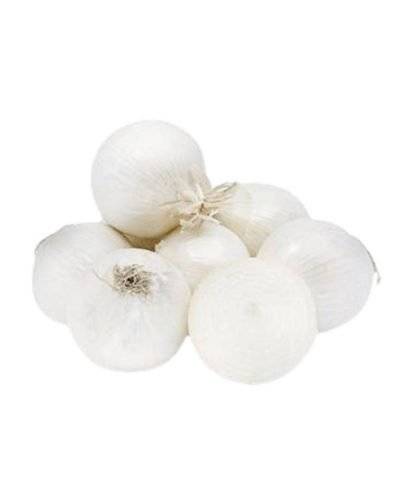 Onion White (500 Gm) Buy only at ₹120