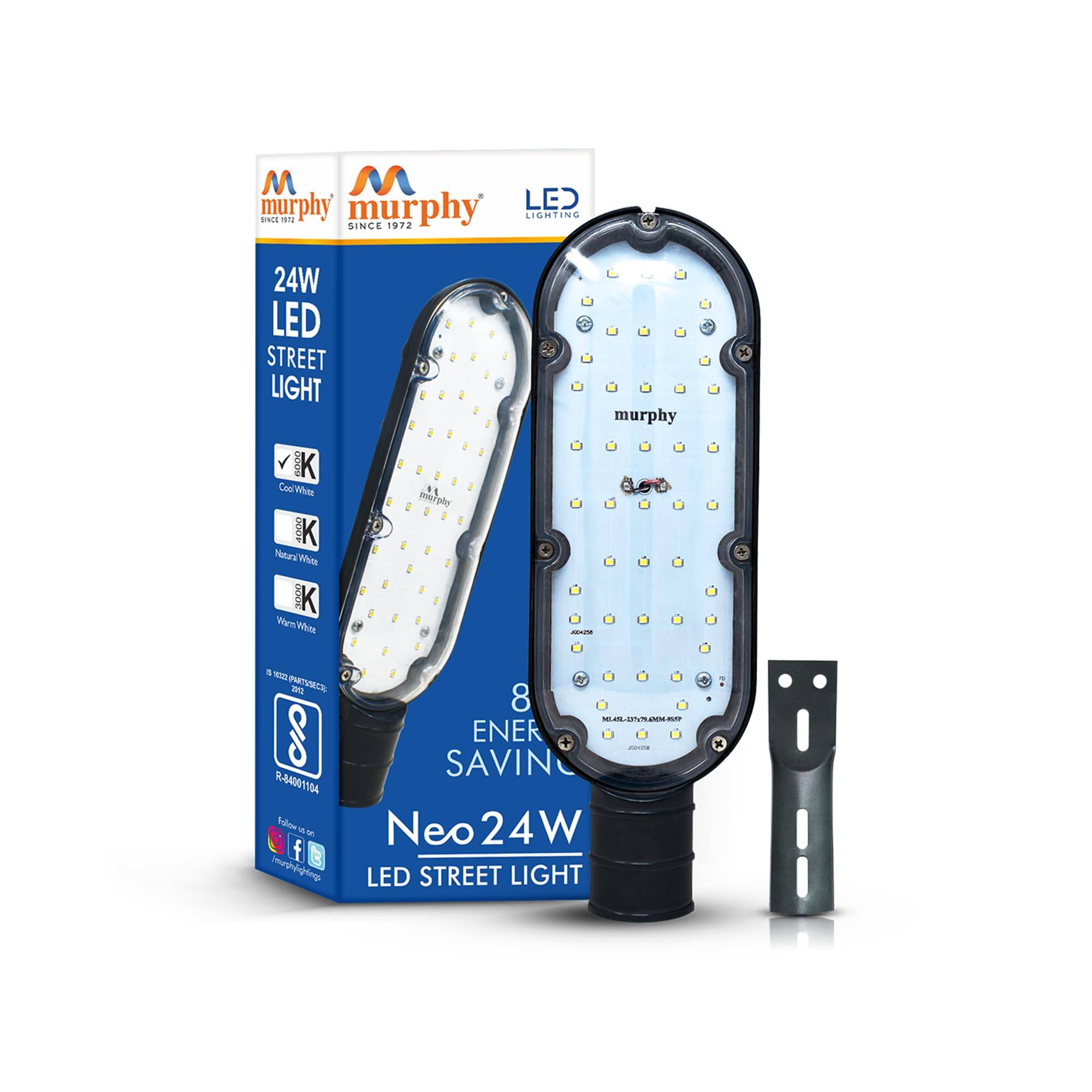 24W LED NEO Street Light- (PVC MODEL)