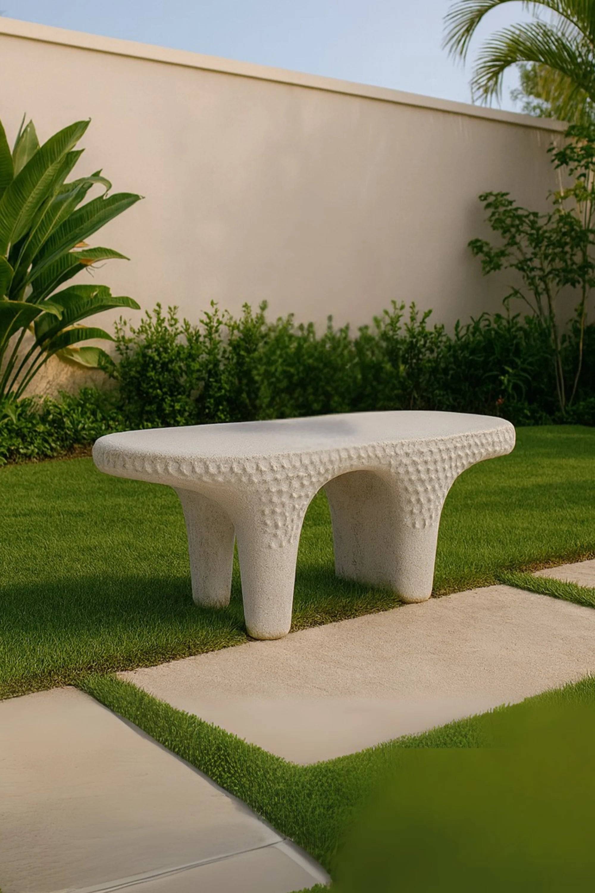Terrazzo Garden Bench
