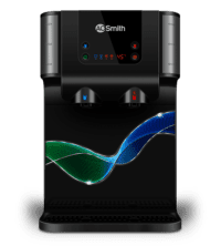 Baby Safe*, Earth Safe 5 star rated RO water purifier with 8 stage purification, hot water(45 °C & 80 °C) at the press of a button.