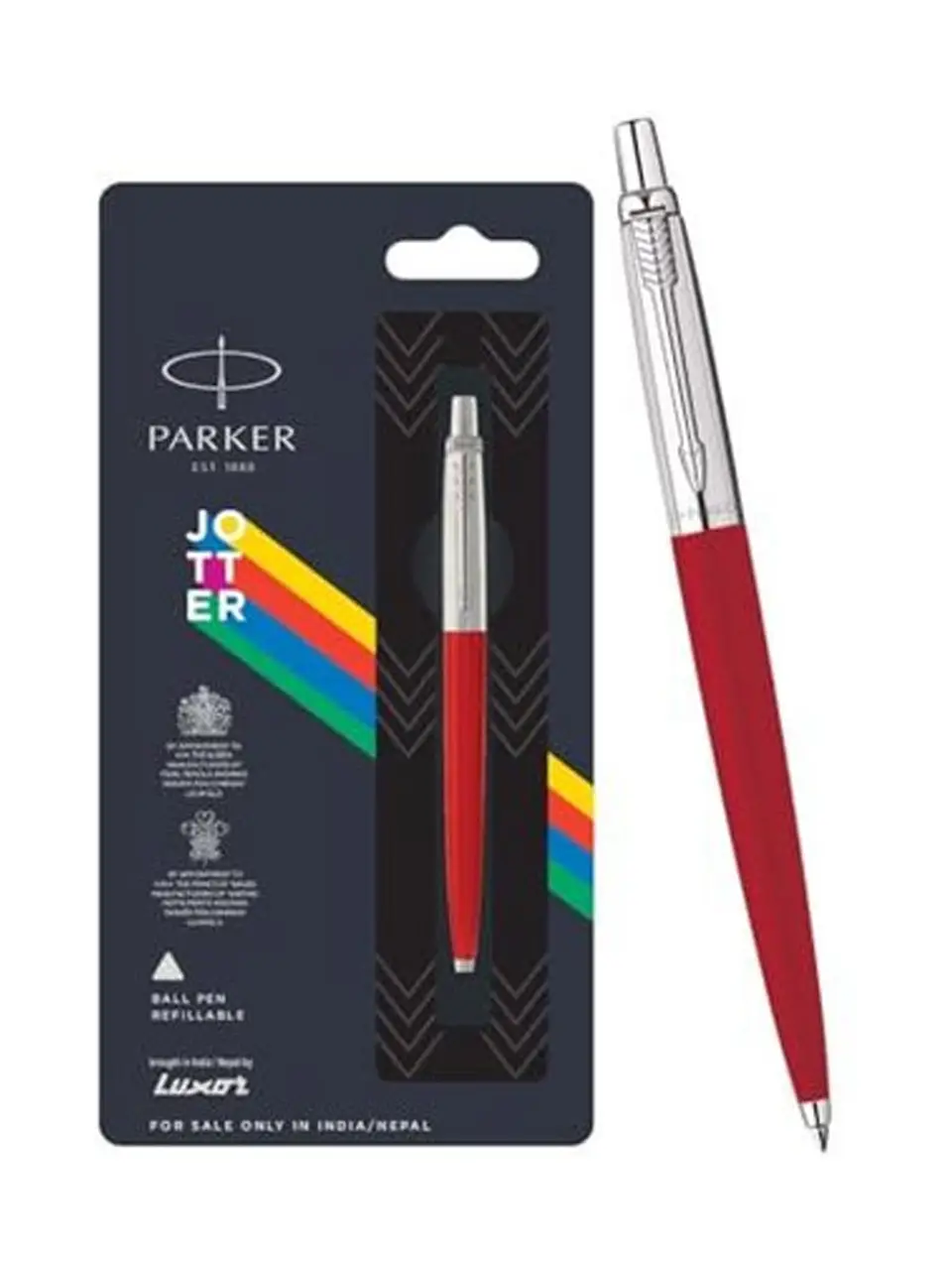 Parker Jotter Standard Chrome Trim Ball Pen Buy @ ₹298