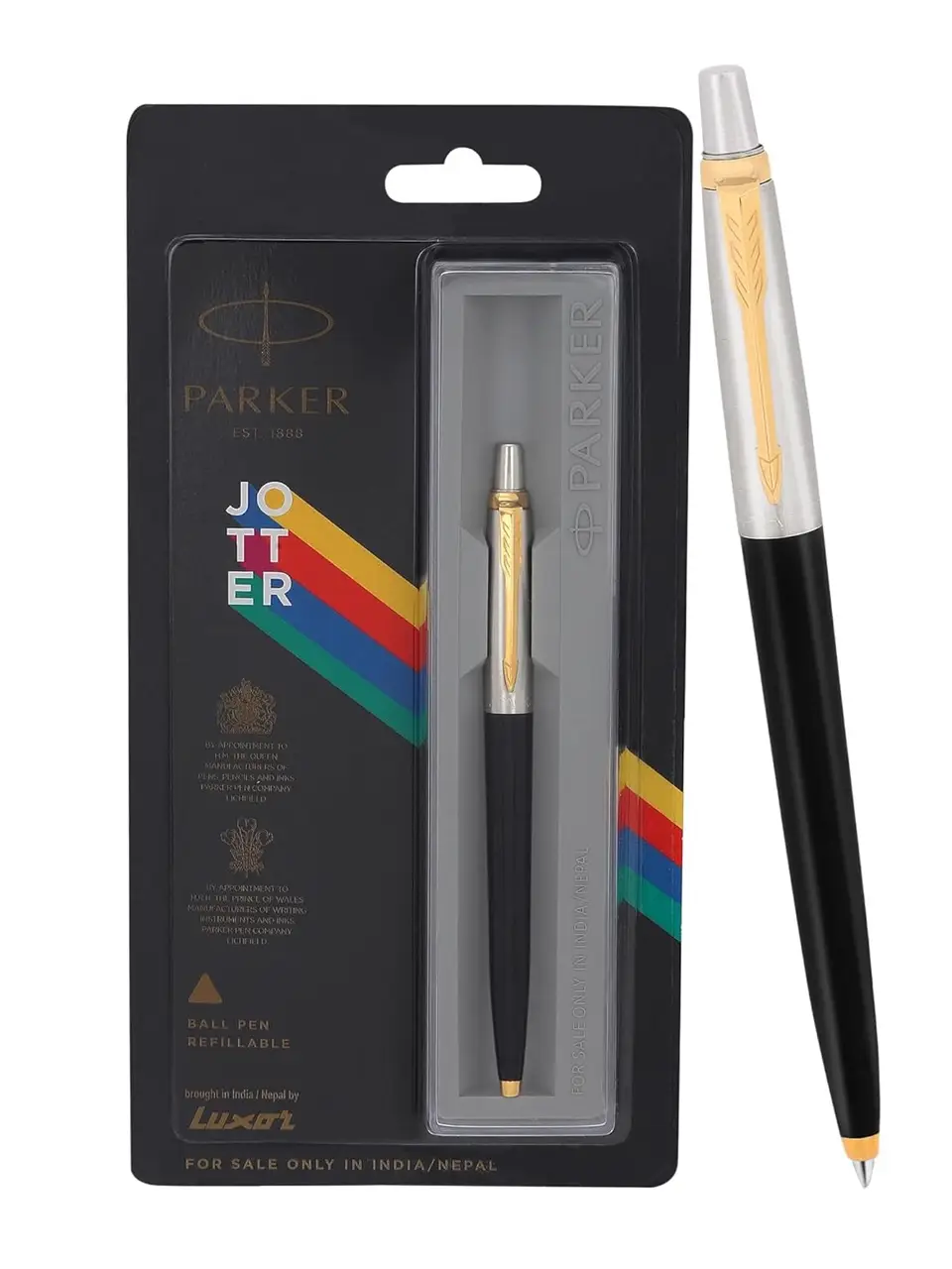 Parker Jotter Standard Gold Trim Ball Pen Buy @ ₹332