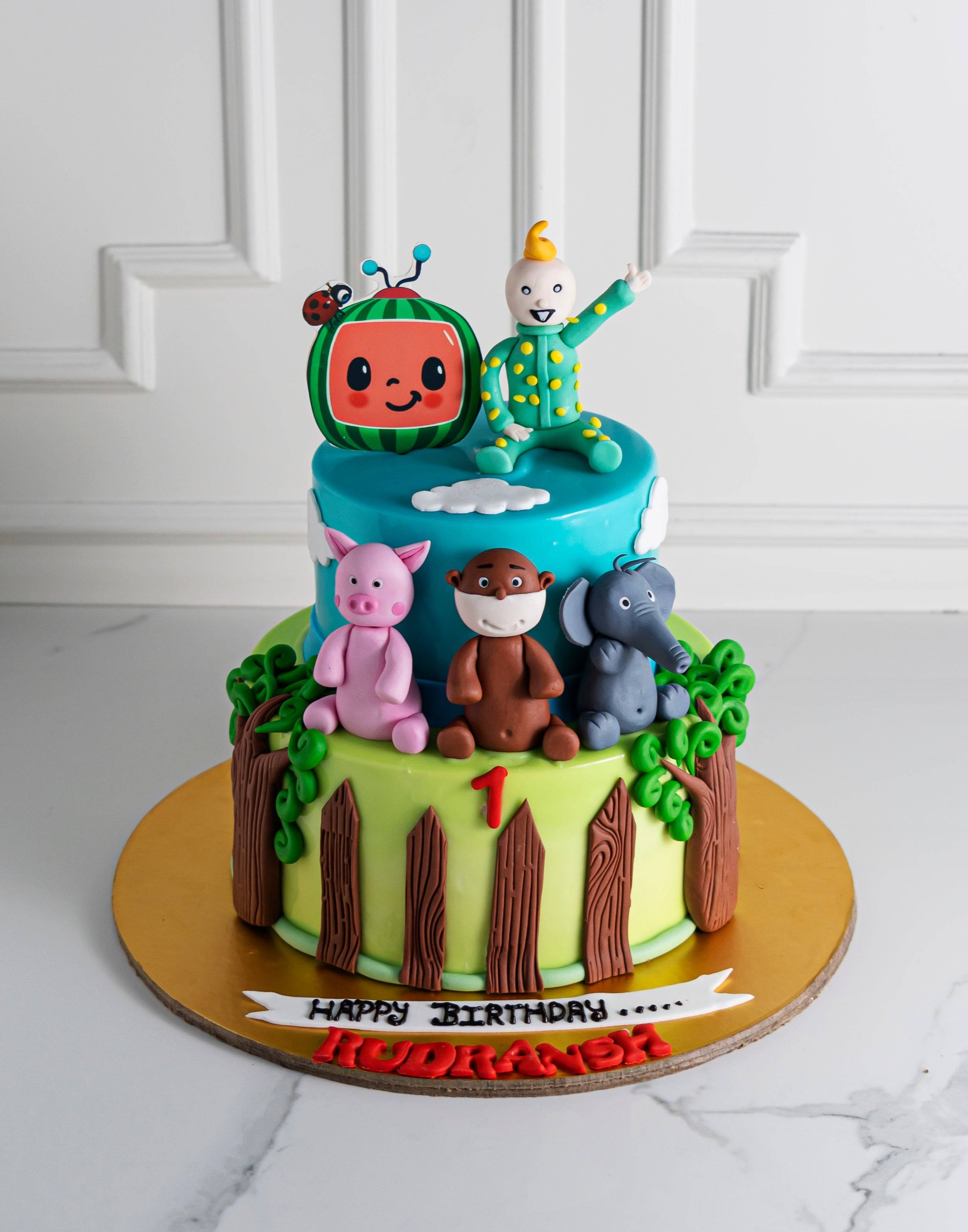 Cocomelon Jungle Cake