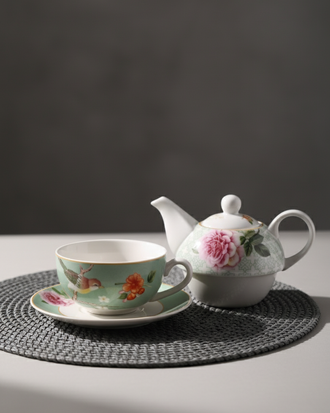 Spring Harmony Tea for Two Set - Green