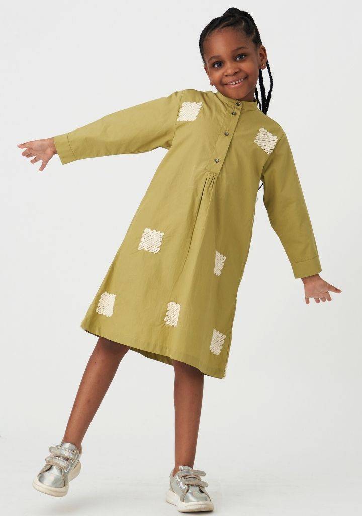 Placket Shirt Dress