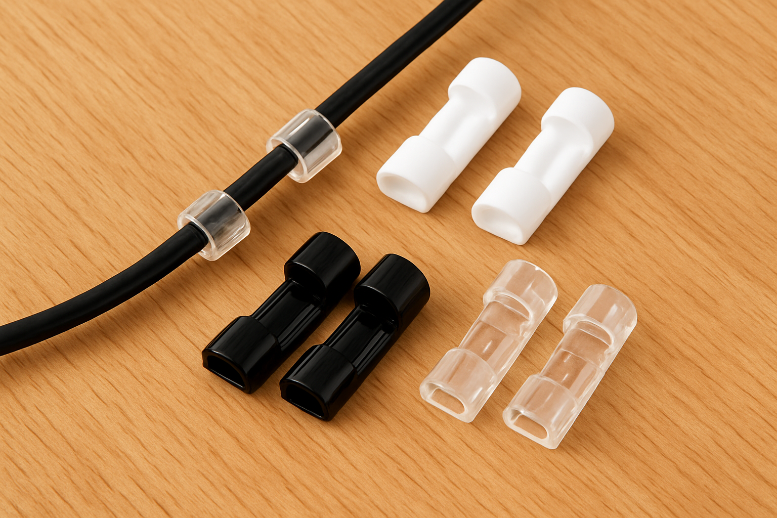 Plastic Cable Clips 20 Pcs – Wire Management & Cord Organizer Set (Random color) Buy @ ₹99