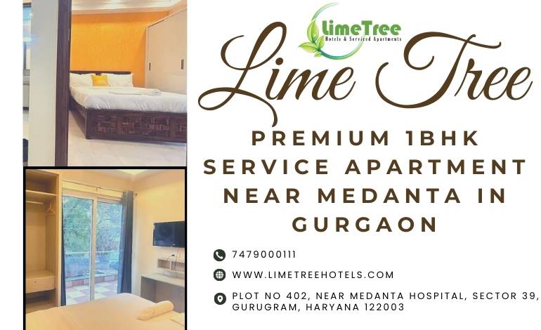 1BHK Service Apartments in Gurgaon - Lime Tree Service Apartment