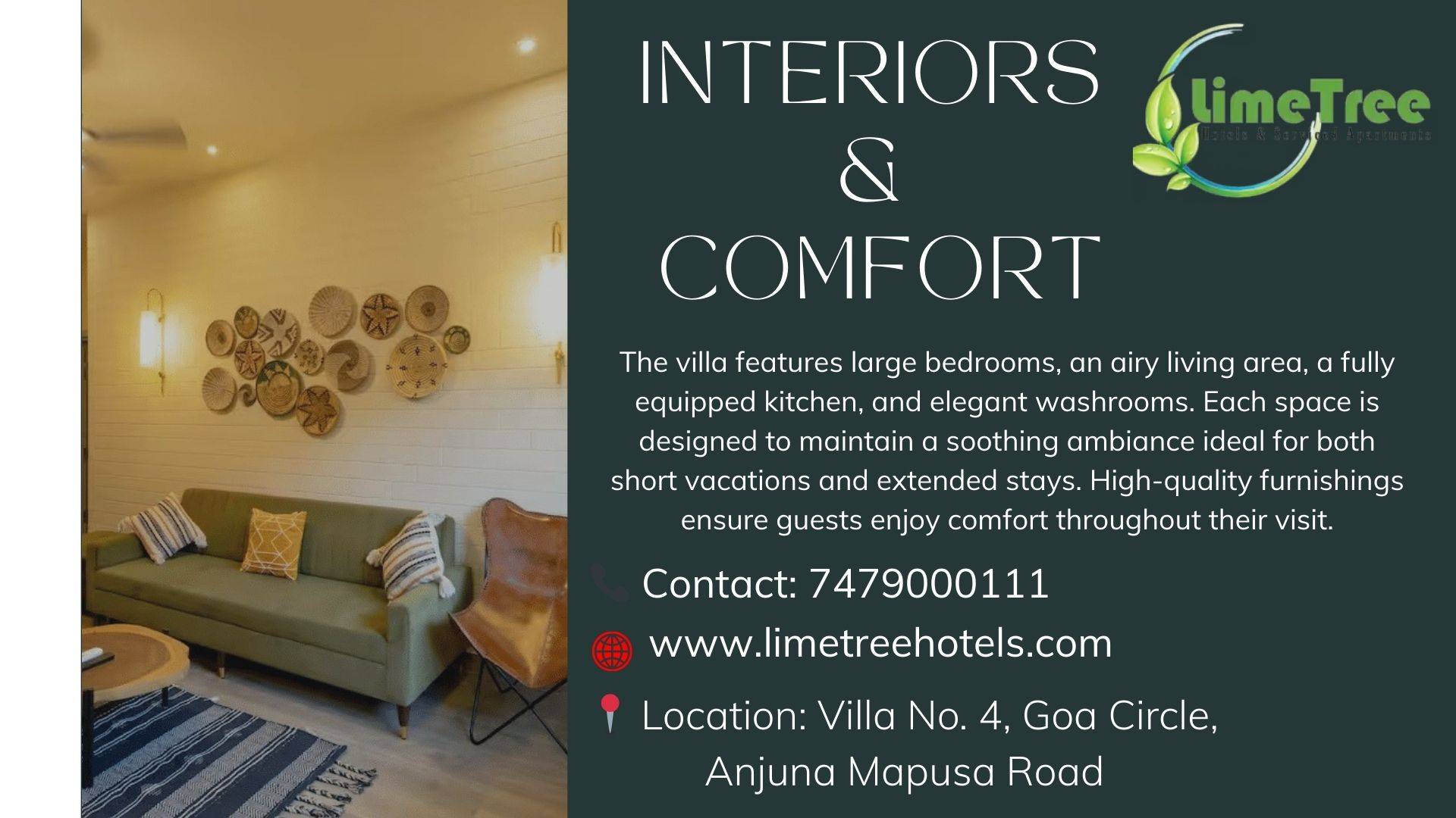 Peaceful Private Pool Villa Near Anjuna’s Beach Attractions