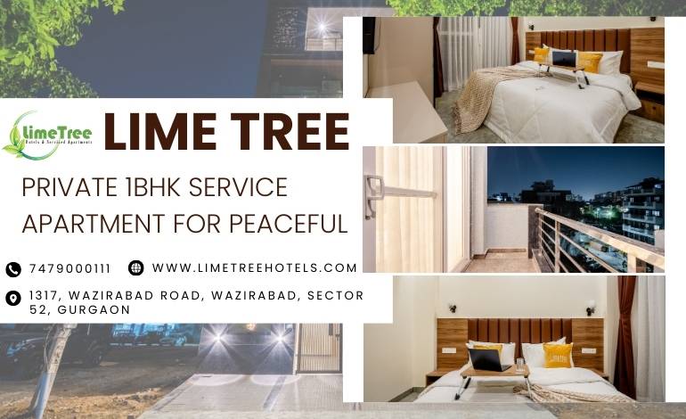 Work-Friendly 1BHK Service Apartment in Gurgaon for Professionals