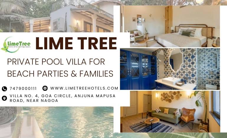 4BHK Beach Villa with Private Pool – Pet-Friendly Stay